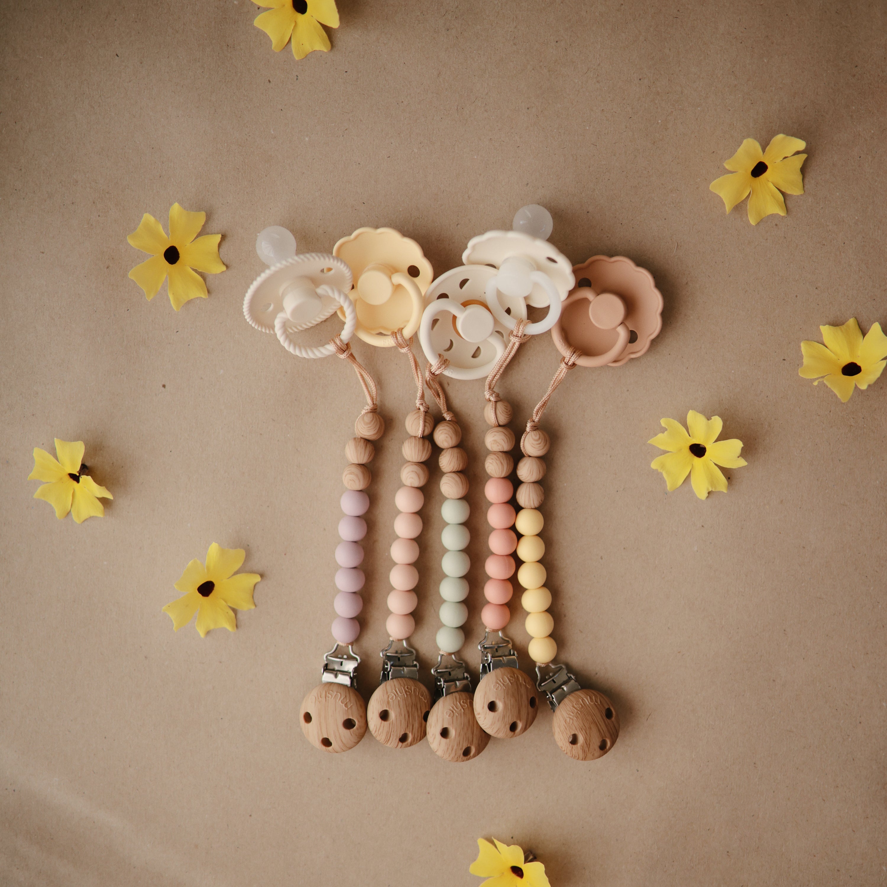 Image of Silicone Pacifier Clip | Eva